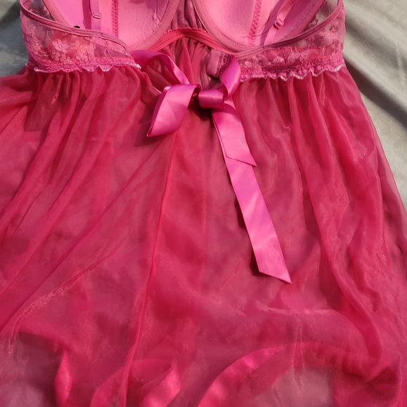 Victoria's Secret Pink Babydoll Lingerie - Picture 2 of 5